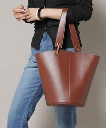 NANO universe | アシンメトリーハンドルバケツトート(トートバッグ)