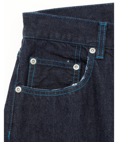 Little sunny bite(リトルサニーバイト)の「denim ribbon pants(デニムパンツ・レディース・インディゴブルー/ブルー・MEDIUM/SMALL)」の16枚目の写真