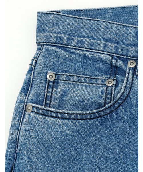 Little sunny bite(リトルサニーバイト)の「denim ribbon pants(デニムパンツ・レディース・インディゴブルー/ブルー・MEDIUM/SMALL)」の6枚目の写真