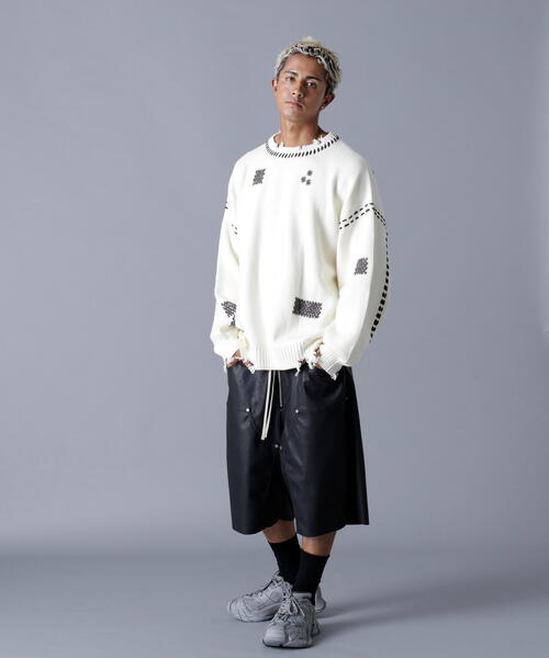 DankeSchon/ダンケシェーン/PULEATHER W-KNEE SHORTS（その他