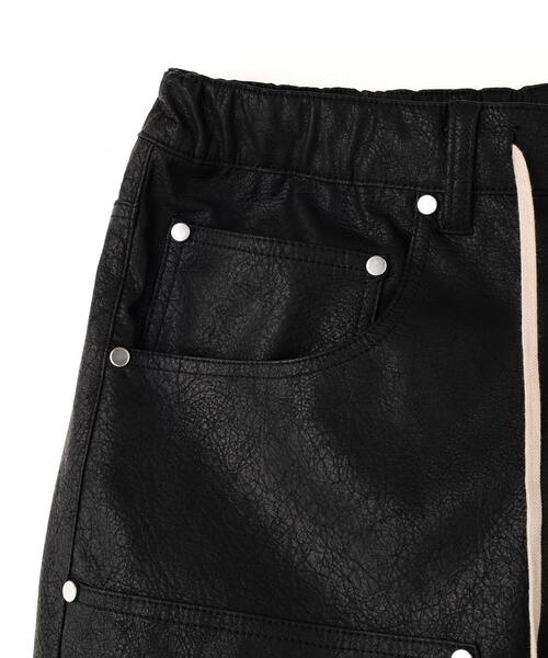 DANKE SCHON（ダンケシェーン）の「DankeSchon/ダンケシェーン/PULEATHER W-KNEE SHORTS（その他パンツ・メンズ・ブラック・M/L）」の9枚目の写真