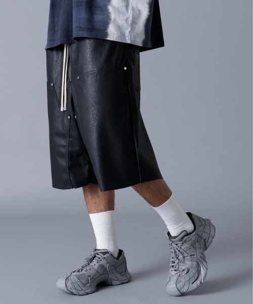 DankeSchon/ダンケシェーン/PULEATHER W-KNEE SHORTS（その他