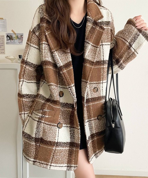 セール】【mily bilet】冬のコーデを引き立てる。起毛ブークレー