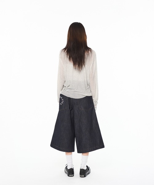 WISH FOR EVER(ウィッシュフォーエバー)の「SHEER HENRY NECK LONG SLEEVE PULLOVER / シアーヘンリーネックロングスリーブプルオーバー(Tシャツ/カットソー・メンズ・ブラック/グレー/ホワイト/ボルドー・SMALL/MEDIUM/LARGE)」の9枚目の写真