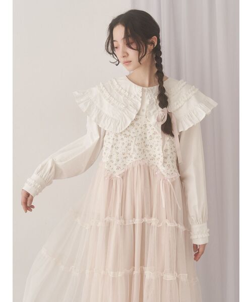 新品　merry jenny petit flowerチュールキャミワンピース petit flowerチュールキャミワンピース / プチフラワーチュール