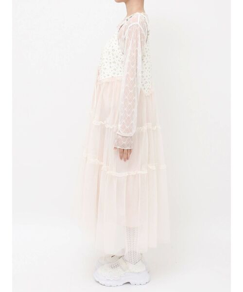 merry jenny(メリージェニー)の「petit flowerチュールキャミワンピース(ワンピース・レディース・ピンク/ブルー/アイボリー・FREE)」の17枚目の写真