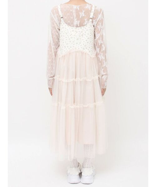 petit flowerチュールキャミワンピース（ワンピース）｜merry jenny