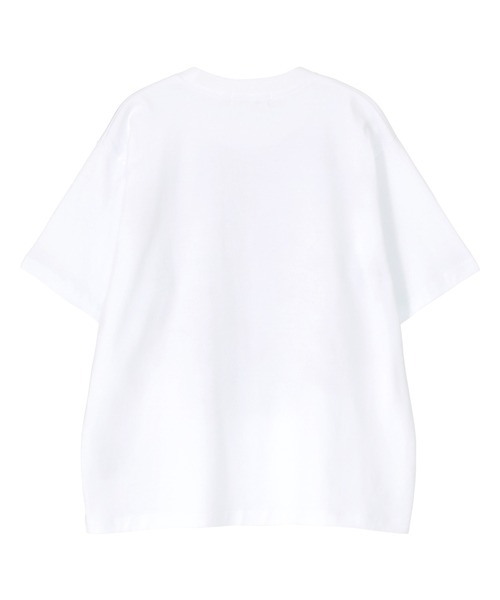 ZUCCa（ズッカ）の「(S)スタンプT / Tシャツ / S（Tシャツ/カットソー・レディース・ホワイト/ブラック・M size）」の3枚目の写真