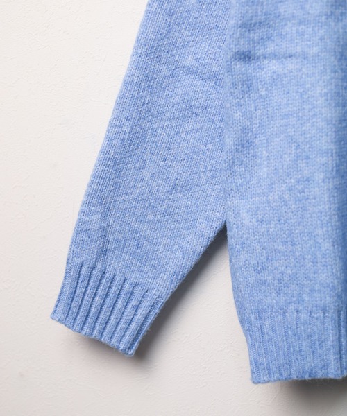 NO WAY（ノーウェイ）の「/Bling leads/クルーネックカラーニット（ニット/セーター・メンズ・ブルー/ブラック/グリーン/レッド/チャコール/ホワイト・LARGE/X-LARGE/MEDIUM）」の11枚目の写真