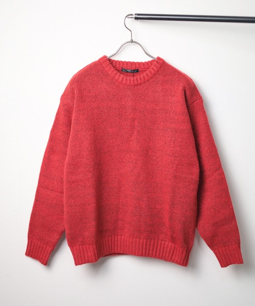 NO WAY（ノーウェイ）の「/Bling leads/クルーネックカラーニット（ニット/セーター・メンズ・ブルー/ブラック/グリーン/レッド/チャコール/ホワイト・LARGE/X-LARGE/MEDIUM）」の15枚目の写真