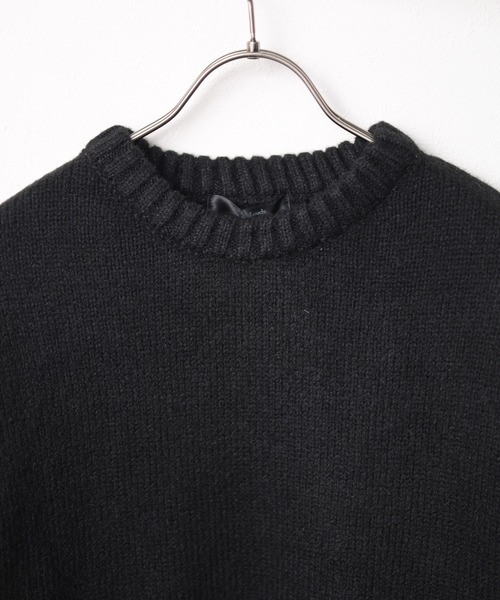 NO WAY（ノーウェイ）の「/Bling leads/クルーネックカラーニット（ニット/セーター・メンズ・ブルー/ブラック/グリーン/レッド/チャコール/ホワイト・LARGE/X-LARGE/MEDIUM）」の20枚目の写真