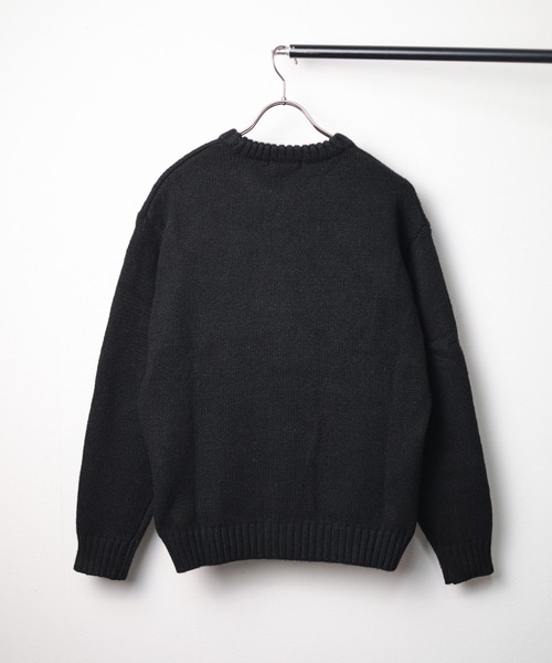 NO WAY（ノーウェイ）の「/Bling leads/クルーネックカラーニット（ニット/セーター・メンズ・ブルー/ブラック/グリーン/レッド/チャコール/ホワイト・LARGE/X-LARGE/MEDIUM）」の21枚目の写真