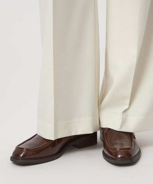 green label relaxing（グリーンレーベルリラクシング）の「スクエア モンク ストラップ シューズ / モンクシューズ 撥水（ドレスシューズ・レディース・ブラック/ブラウン系・M/L/S）」の6枚目の写真