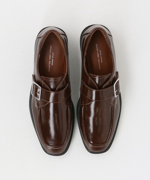 green label relaxing（グリーンレーベルリラクシング）の「スクエア モンク ストラップ シューズ / モンクシューズ 撥水（ドレスシューズ・レディース・ブラック/ブラウン系・M/L/S）」の11枚目の写真