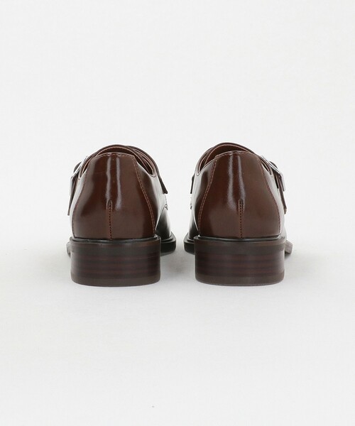 green label relaxing（グリーンレーベルリラクシング）の「スクエア モンク ストラップ シューズ / モンクシューズ 撥水（ドレスシューズ・レディース・ブラック/ブラウン系・M/L/S）」の14枚目の写真
