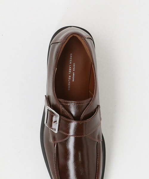 green label relaxing（グリーンレーベルリラクシング）の「スクエア モンク ストラップ シューズ / モンクシューズ 撥水（ドレスシューズ・レディース・ブラック/ブラウン系・M/L/S）」の16枚目の写真