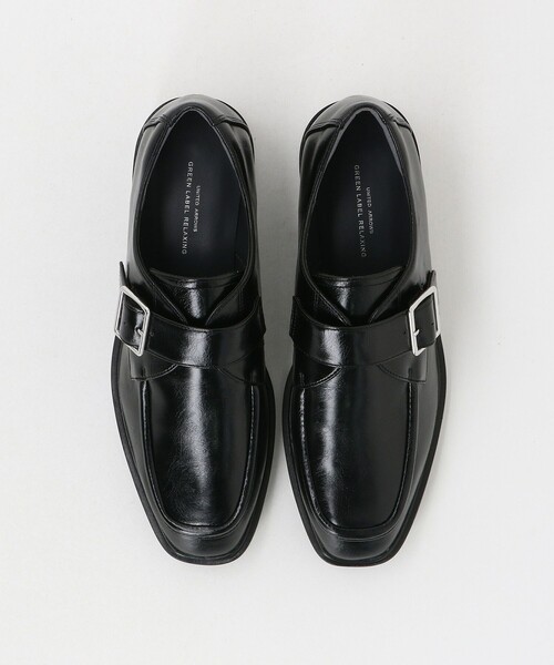 green label relaxing（グリーンレーベルリラクシング）の「スクエア モンク ストラップ シューズ / モンクシューズ 撥水（ドレスシューズ・レディース・ブラック/ブラウン系・M/L/S）」の22枚目の写真