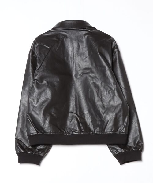 MandO(エムオー)(エムオー)の「ヴィンテージライクジップ合皮ブルゾン(ブルゾン・メンズ・ブラック・LARGE/MEDIUM)」の12枚目の写真