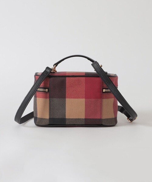 BLUE LABEL CRESTBRIDGE(ブルーレーベルクレストブリッジ)の「クレストブリッジチェックPVCバニティショルダー(ショルダーバッグ・レディース・ベージュ系その他/レッド・FREE)」の6枚目の写真