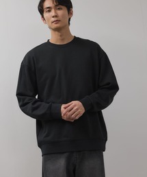 【NAVY / ネイビー】【ユニセックス】オーバーサイズクルーネックスウェット