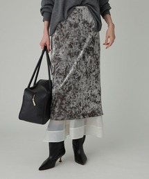 BABYLONE | ベロアレイヤードスカート(スカート)