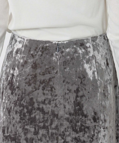 BABYLONE（バビロン）の「ベロアレイヤードスカート（スカート・レディース・グレー/ブラウン・38inch/36inch）」の19枚目の写真