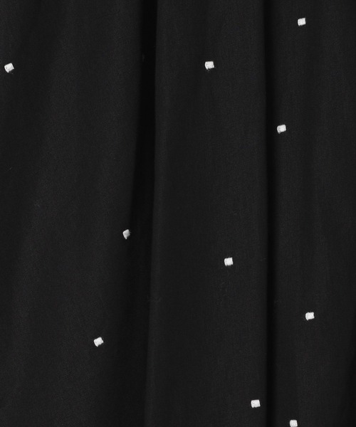 BAYFLOW（ベイフロー）の「ドット刺繍フレアスカート（スカート・レディース・ブラウン/ホワイト/ブラック・FREE）」の12枚目の写真