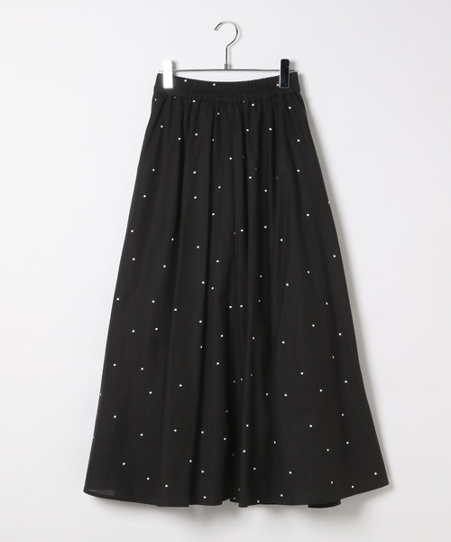 BAYFLOW（ベイフロー）の「ドット刺繍フレアスカート（スカート・レディース・ブラウン/ホワイト/ブラック・FREE）」の21枚目の写真