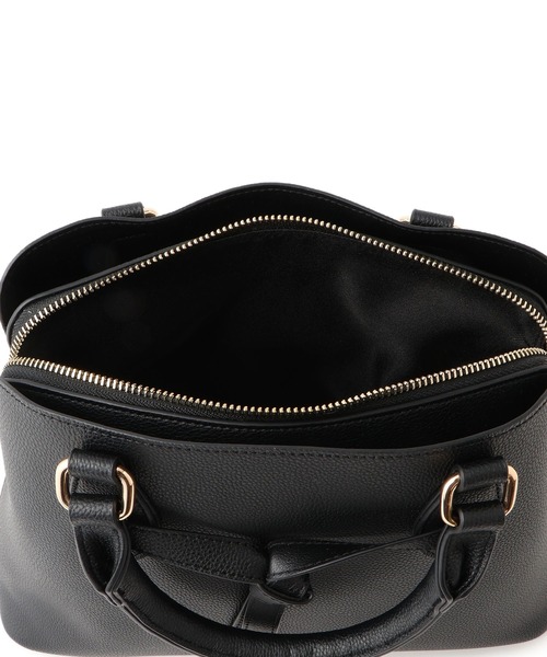 VIS（ビス）の「フロントタイ ブガッティ型ボストンバッグ/2WAY（ボストンバッグ・レディース・ベージュ系その他/レッド/ブラック・FREE）」の10枚目の写真