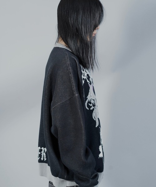 A'GEM/9 × .kom 『LOVE KILLER/ラブ キラー』Purple girl Graphic logo