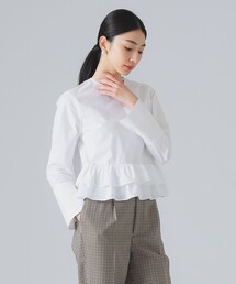 EFFE BEAMS | フリル ボトム ブラウス(シャツ/ブラウス)