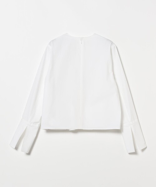 EFFE BEAMS（エッフェビームス）の「フリル ボトム ブラウス（シャツ/ブラウス・レディース・ネイビー/ホワイト・38/36）」の11枚目の写真