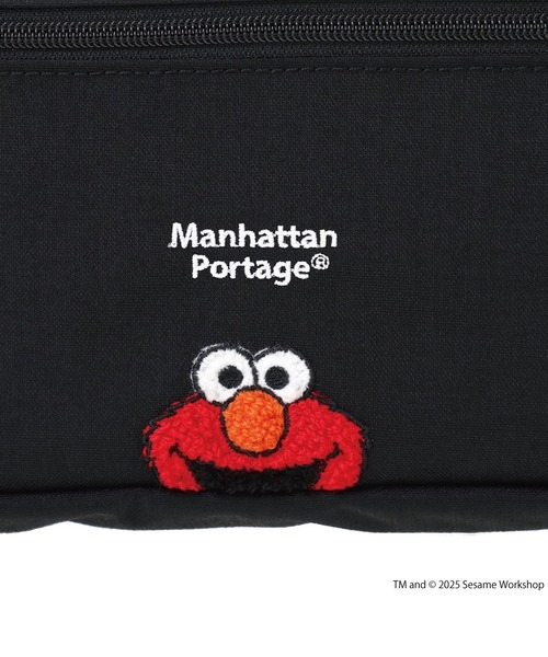 Manhattan Portage（マンハッタンポーテージ）の「Manhattan Portage/マンハッタンポーテージ ショルダーバック JOGGER(L)JPN VER2 SESAME ST MP1404L2SST（ショルダーバッグ・メンズ・ブラック×ホワイト・FREE）」の14枚目の写真