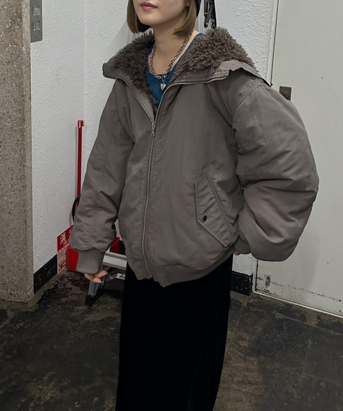 セール】リバーシブルファーN2B/ブルゾン【軽量・リバーシブル・ファー