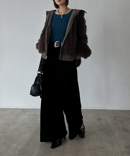 リバーシブルファーN2B/ブルゾン【リバーシブル可能・ファーとブルゾン