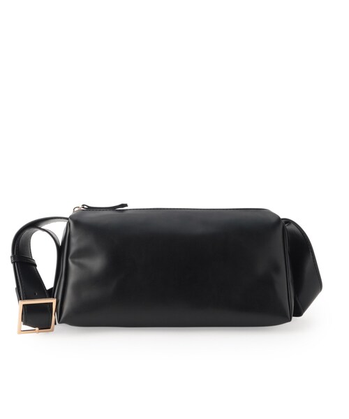 SHOO・LA・RUE（シューラルー）の「ヨコナガボックスショルダーバッグ（ショルダーバッグ・レディース・キャメル/ブラック・00）」の7枚目の写真