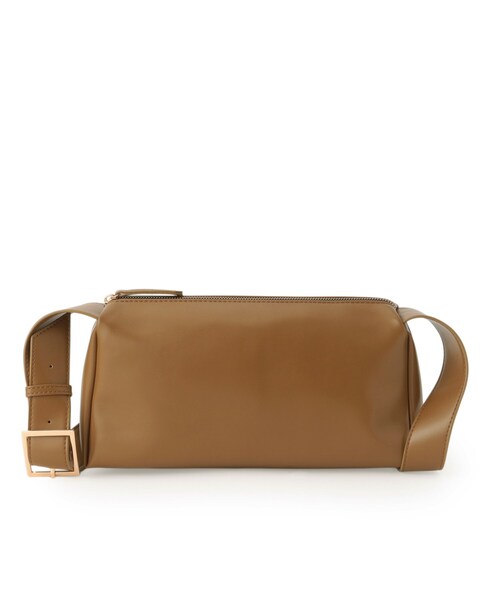 SHOO・LA・RUE（シューラルー）の「ヨコナガボックスショルダーバッグ（ショルダーバッグ・レディース・キャメル/ブラック・00）」の8枚目の写真