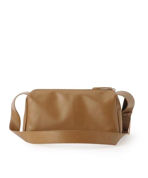 SHOO・LA・RUE（シューラルー）の「ヨコナガボックスショルダーバッグ（ショルダーバッグ・レディース・キャメル/ブラック・00）」の10枚目の写真