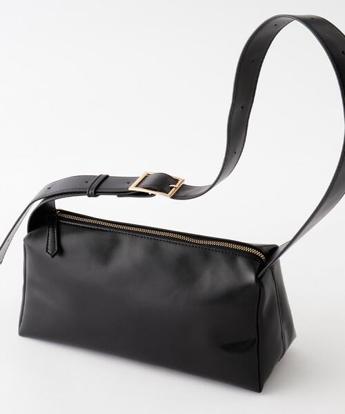 SHOO・LA・RUE（シューラルー）の「ヨコナガボックスショルダーバッグ（ショルダーバッグ・レディース・キャメル/ブラック・00）」の17枚目の写真