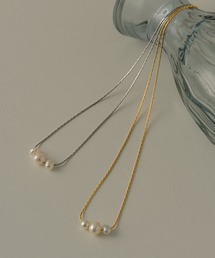 muku（ムク）の「NC/TRIPLE BAROQUE PEARL（ネックレス）」