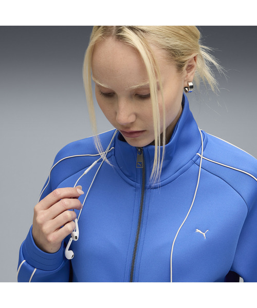 PUMA（プーマ）の「PUMA プーマ ウィメンズ T7 トラック ジャケット（ジャージ・レディース・ダークグレー/ブルー系その他6・MEDIUM/LARGE/X-SMALL/SMALL）」の15枚目の写真