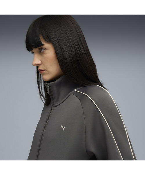 PUMA（プーマ）の「PUMA プーマ ウィメンズ T7 トラック ジャケット（ジャージ・レディース・ダークグレー/ブルー系その他6・MEDIUM/LARGE/X-SMALL/SMALL）」の9枚目の写真