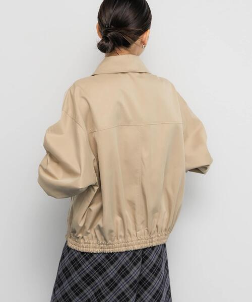 KBF（ケイビーエフ）の「ブライトZIPブルゾン（ブルゾン・レディース・ベージュ/ブルー系その他・ONE）」の5枚目の写真