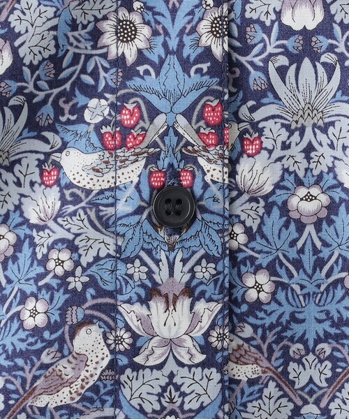 バンドカラーブラウス/リバティプリント バンドカラーブラウス/リバティプリント（シャツ/ブラウス