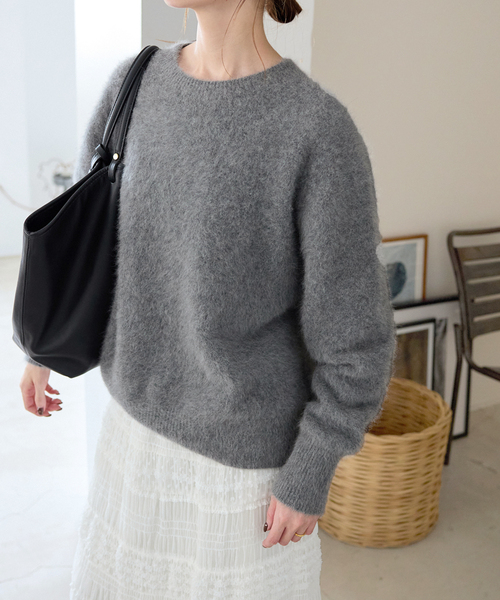 セール】フォックスアルパカプルオーバー（ニット/セーター）｜SLOBE