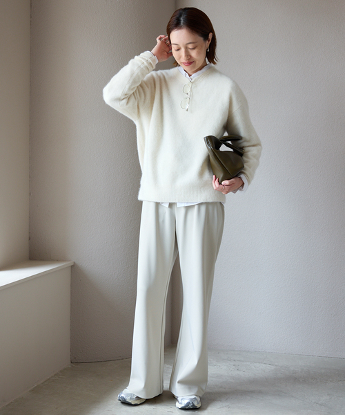 SLOBE IENA フォックスアルパカプルオーバー 長袖 フォックスアルパカプルオーバー（ニット/セーター）｜SLOBE IENA