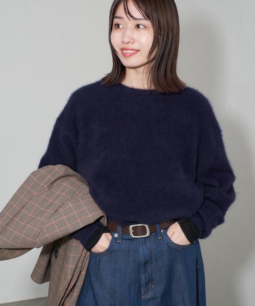 SLOBE IENA 今季☆新品未着用　　　　　フォックスアルパカプルオーバー フォックスアルパカプルオーバー｜フォーワンセブン スローブイエナの