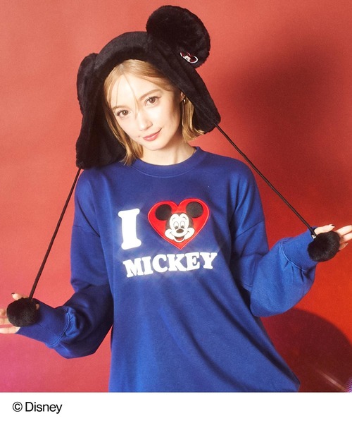 ANAP（アナップ）の「【Disney】＜Mickey＞ ANAP ファー キャップ【親子お揃い】（ニットキャップ/ビーニー・キッズ・ブラック・FREE）」の4枚目の写真
