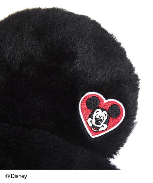ANAP（アナップ）の「【Disney】＜Mickey＞ ANAP ファー キャップ【親子お揃い】（ニットキャップ/ビーニー・キッズ・ブラック・FREE）」の14枚目の写真