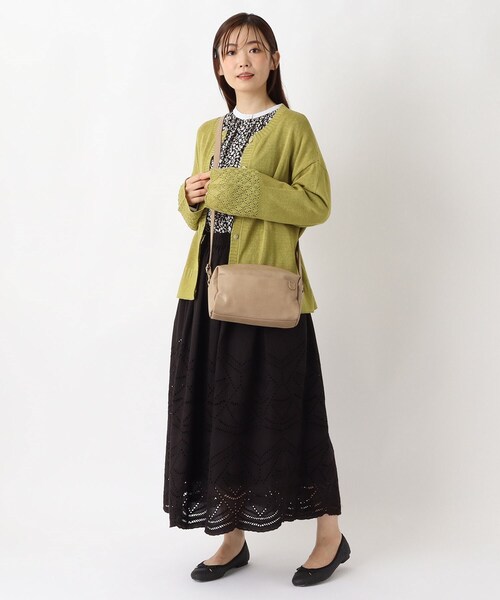 one'sterrace(ワンズテラス)の「Legato Largo Nヴィンテージミニショルダー(ショルダーバッグ・レディース・ベージュ系その他7/ブラック系8/ライトグリーン系・99)」の12枚目の写真